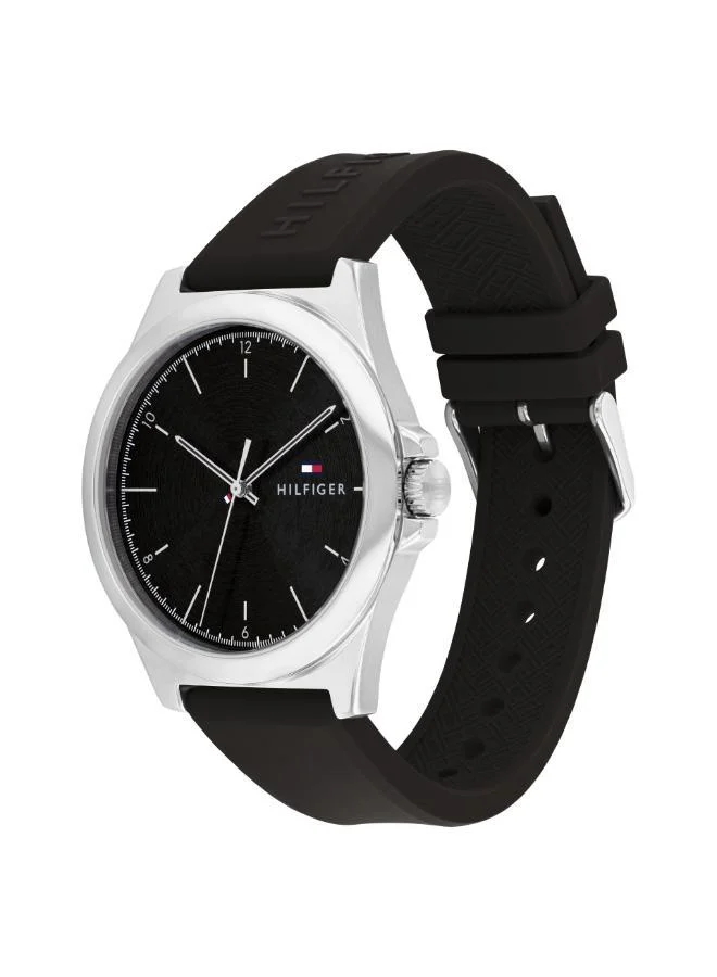 TOMMY HILFIGER Analogue Watch with Silicone Bracelet